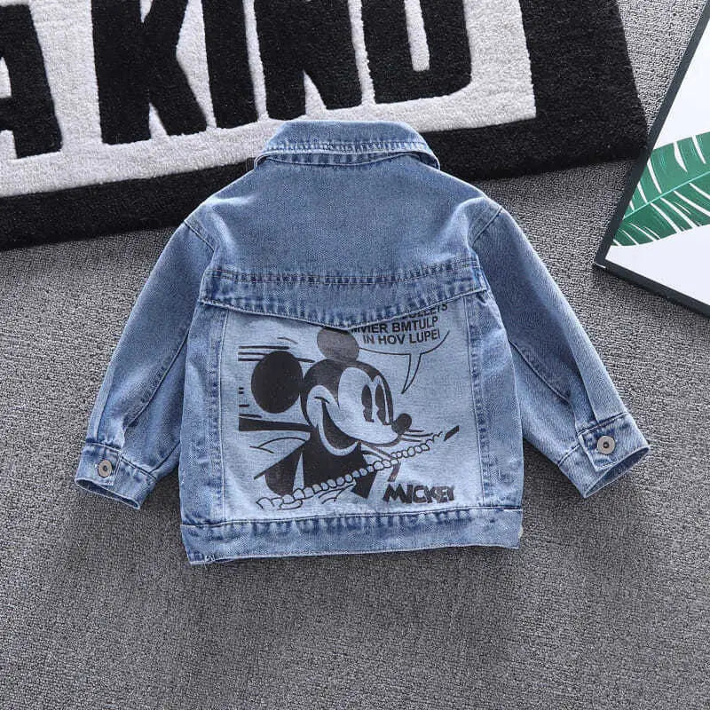 Mickey Minnie Jeansjacke Koreanisch - Denim, Unisex, Gr.1-12