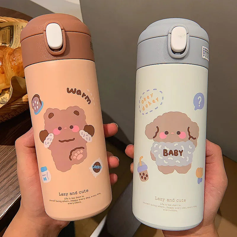 SMHXIANGQIANJIN Thermosflasche Vakuum - 380ml Edelstahl