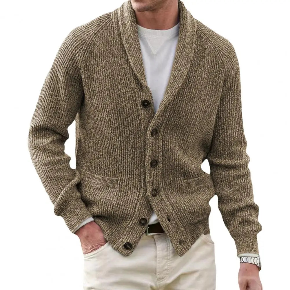 Männer Pullover Strickjacke - Baumwolle L/XL Winter