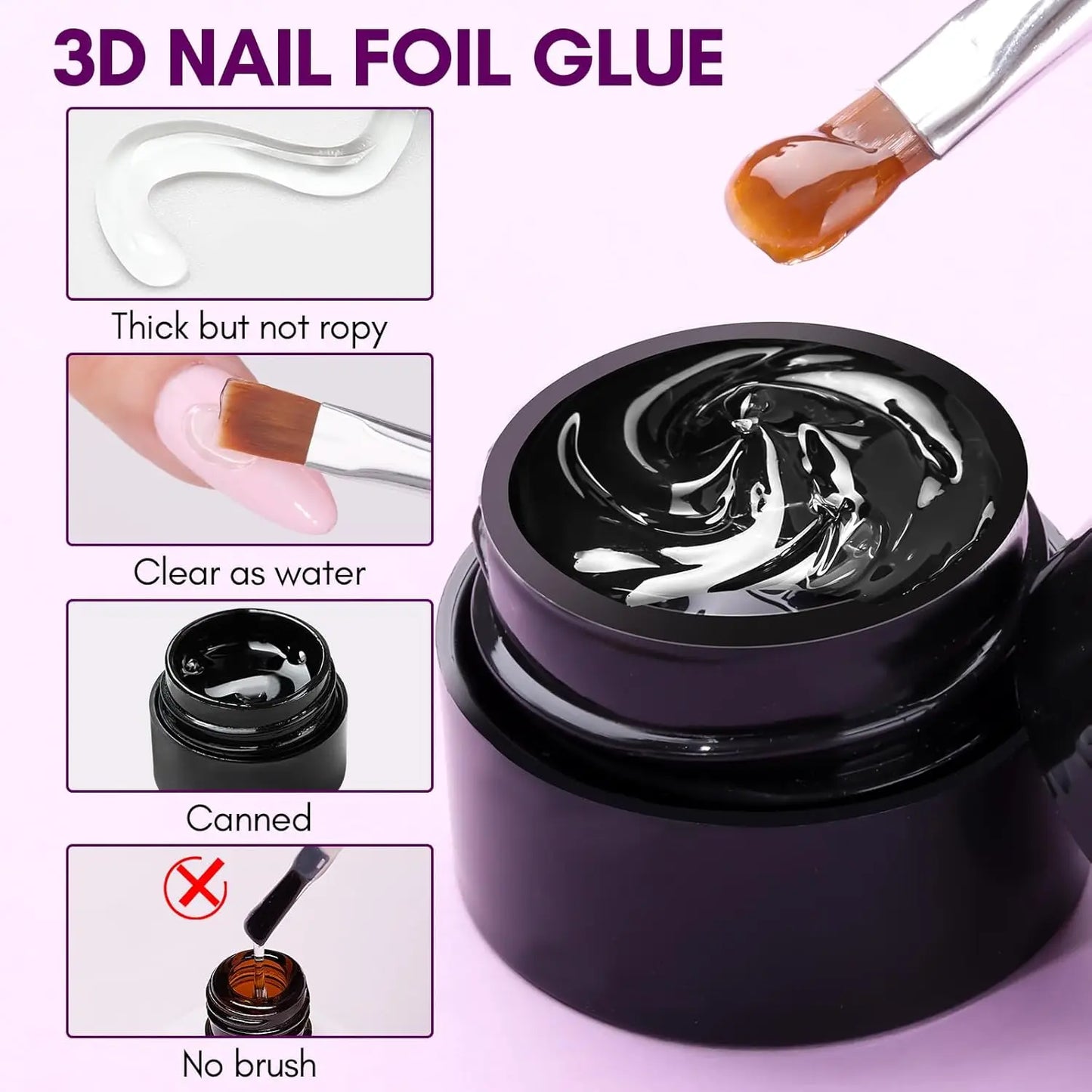 Nagel-Kleber 2025: Makartt-3D Foil-Glue 8ml - Transfer Gel Collection