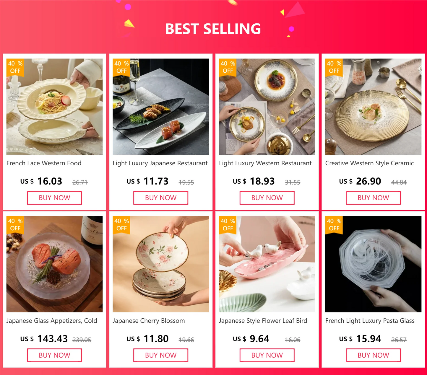 Luxus Glas Geschirr Set Haushalt Küche Zubehör Teller Und Schüssel Modern Hohe Beauty Dessert Schüssel Dim Sum Snack Teller