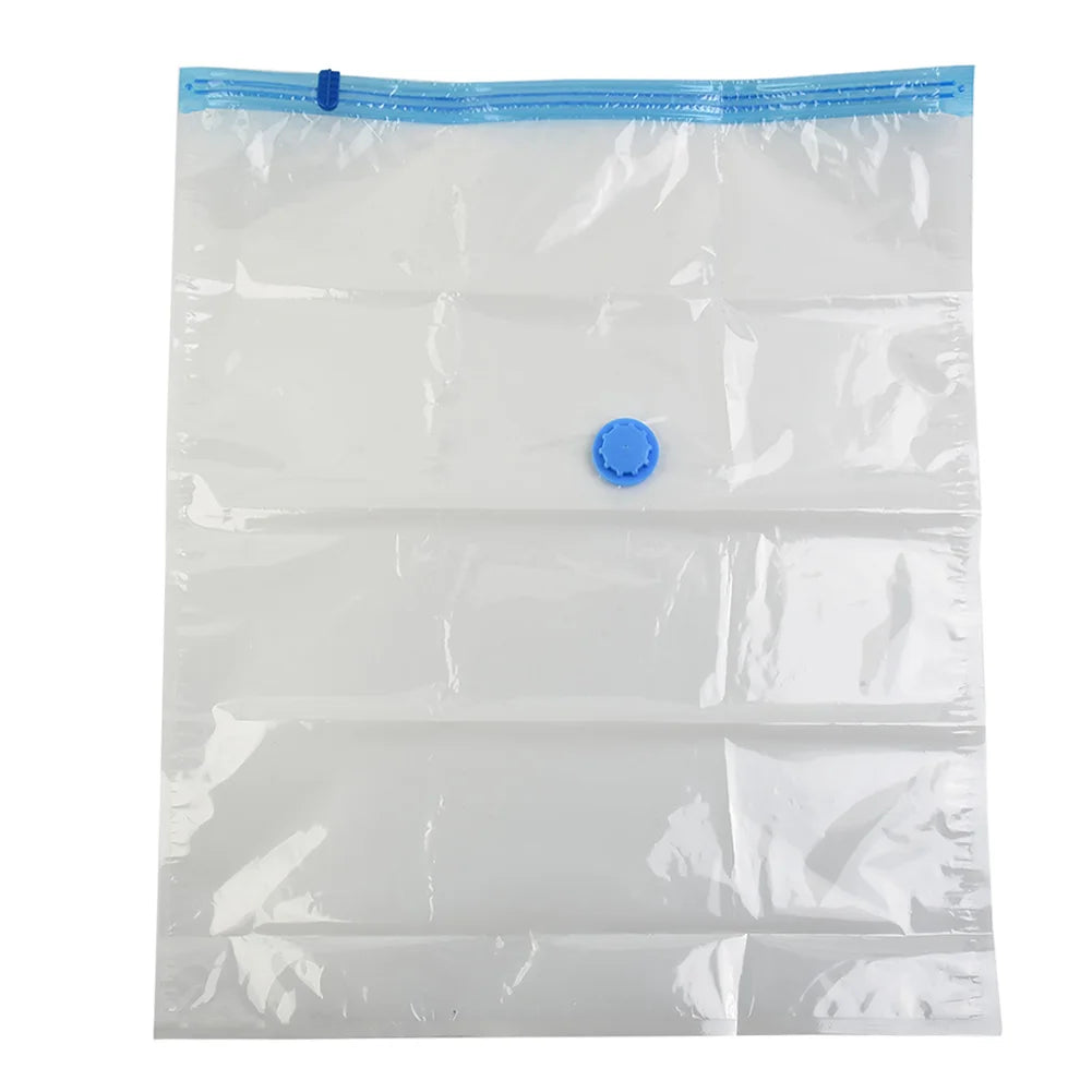 Transparent Vacuum Bag Folding Compressed Space Saving Clothes Storage Vacuum Storage Bag Household 1 Pcs