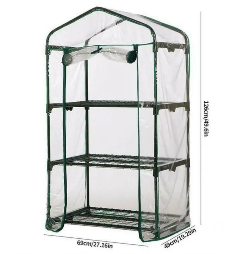Greenhouse Cover Outdoor Grow Tent Flower And Plant Insulated Warming Shed Sunroom Insulated Rainproof Trellis Garden Accsesory