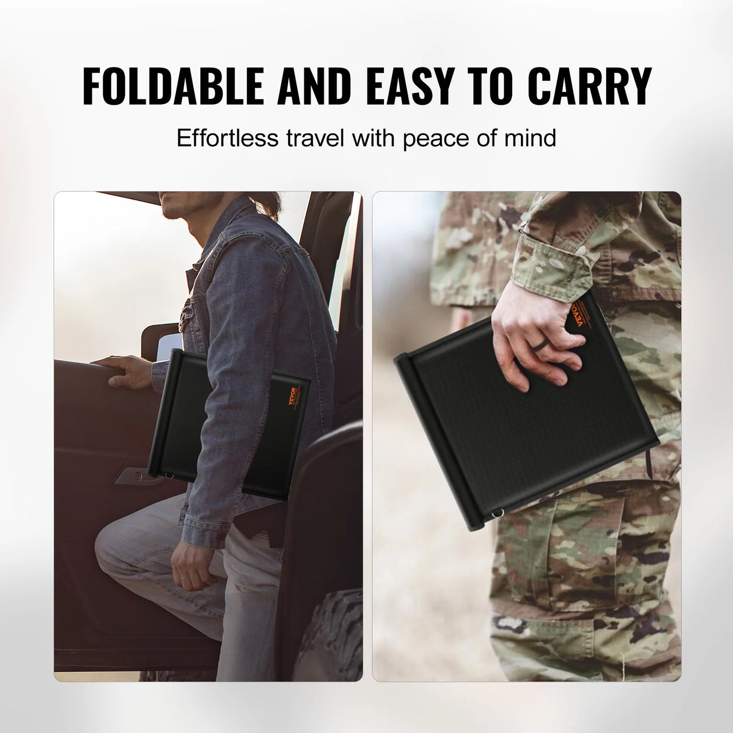 VEVOR Faraday Pouch Set für Laptop, feuersicher und wasserdicht, für Auto-Schlüssel, Phones, Tablets, Anti-Diebstahl-Pouch, Anti-Hacking-Fall