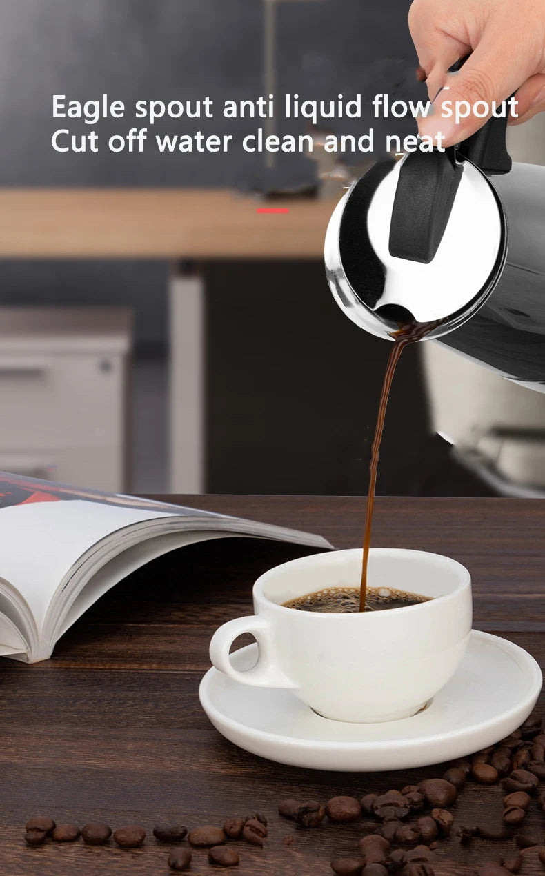 Choice Mokka Maschine Elektrisch - 2/4/6/9 Tassen Edelstahl