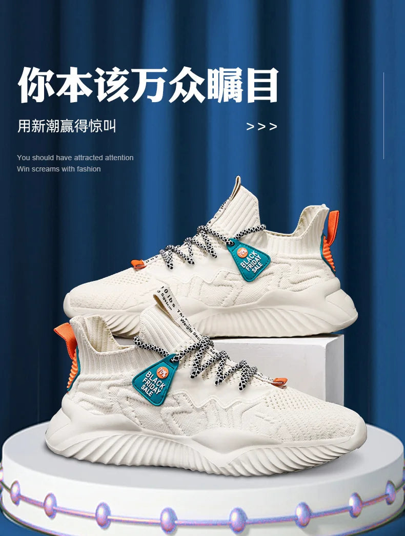 Tenis Men Sneakers Running Mens Casual Shoes Luxury Sneakers Trainer Race Breathable Shoes Fashion Mesh Loafers Shoes for Men