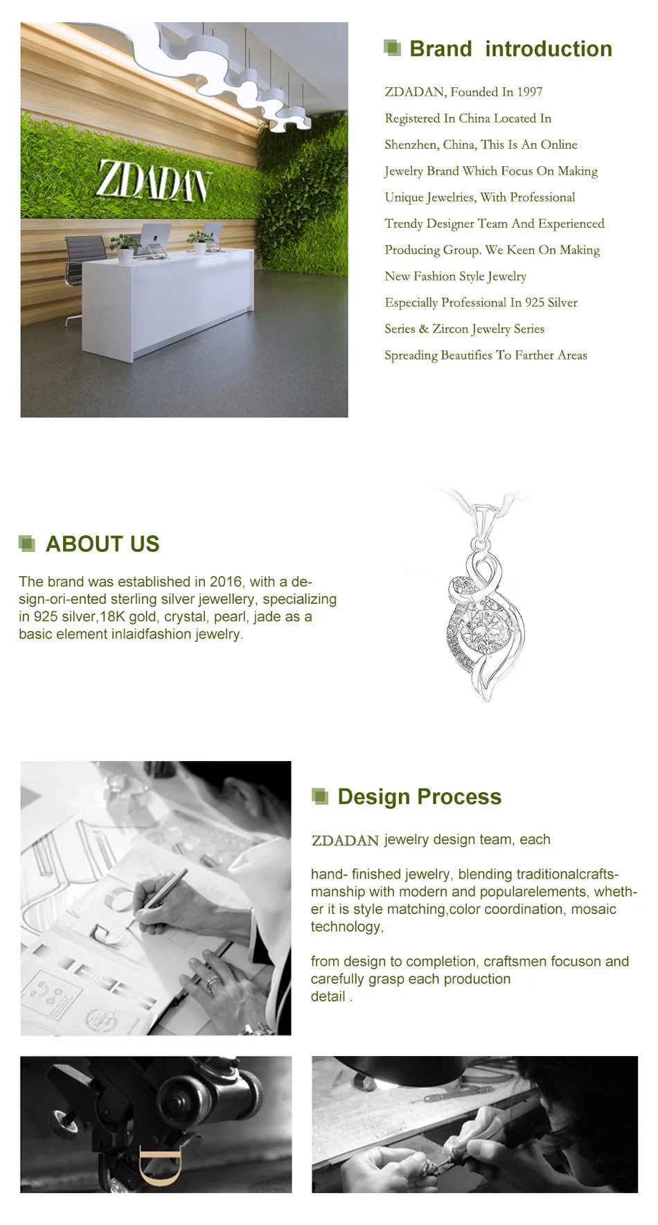 ZDADAN Inel de deget din argint 925 cu strat dublu de zirconiu pentru femei și fete, bijuterii de petrecere, cadou