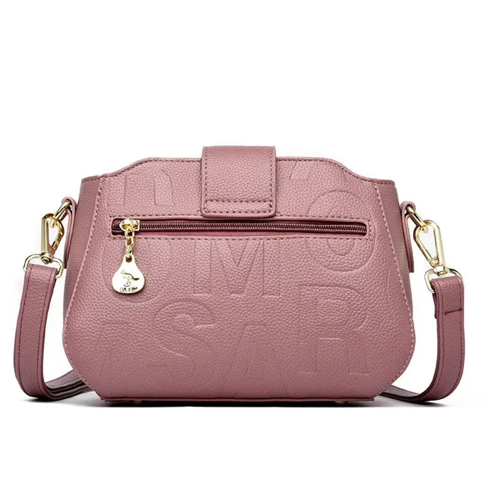 Femeii geantă de mână de lux cu cataramă pătrată Crossbody Bag Casual umăr Crossbody Bags Designer mare capacitate geantă de mână de călătorie