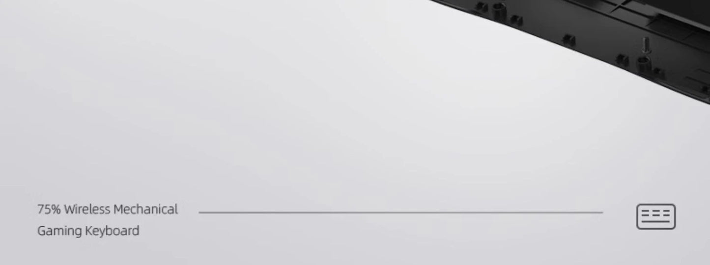 Gravastar 75k1 Mechanische Tastatur - RGB, BT, Alu, 2.4G