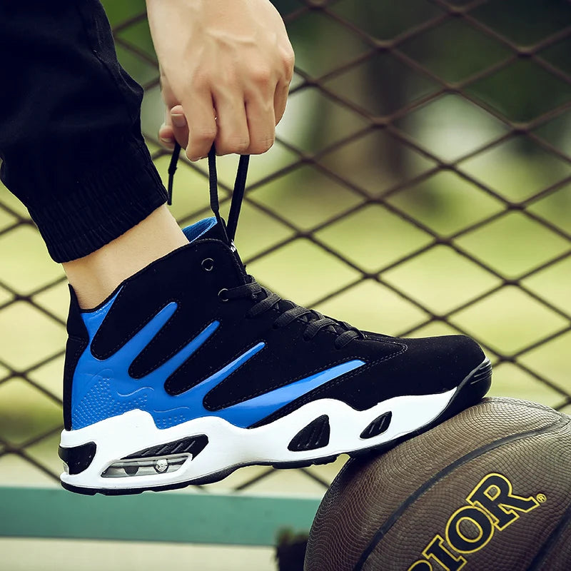 Men Sneakers Women Brand High Top Male Basketball Shoes Unisex Breathable PU Leather Sports Shoes Couple Trainers Zapatos Hombre