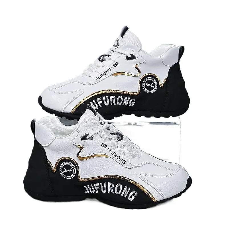 Man 2024 Luxury Sneakers Sports Shoe Women Casual Sneakers Chunky Sneakers Couples New Designer Soft-soled Leather Running Shoes