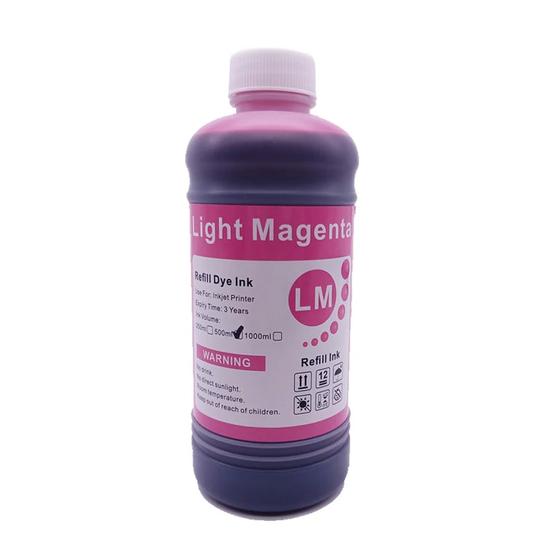 QUNSTEN Universal Dye Tinte - 500ml Für Epson Canon HP