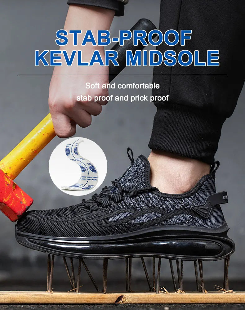 Lightweight Breathable Sneakers for Women Slip Resistant Shoes Outdoor Puncture-proof Outsole Comfort Wear Resistant Shoes