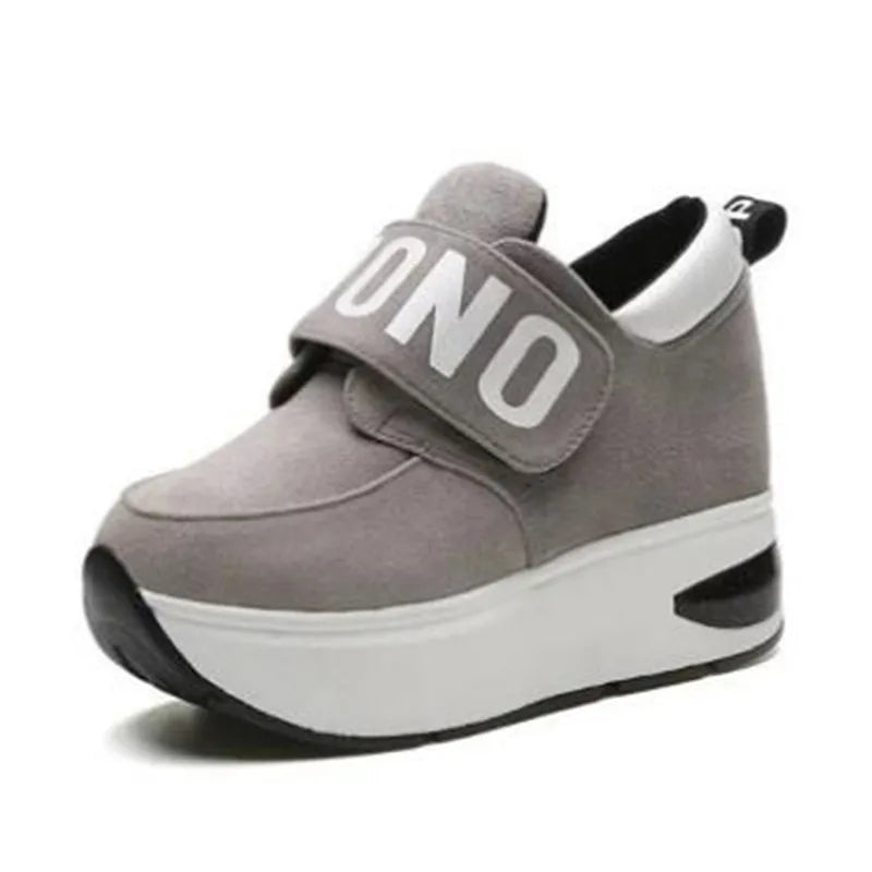 NEW Platform Wedge Sneakers Ladies Shoes Sneaker Casual Shoes Trainers Women Female Shoes Black Red Sneaker Women Tenis Feminino