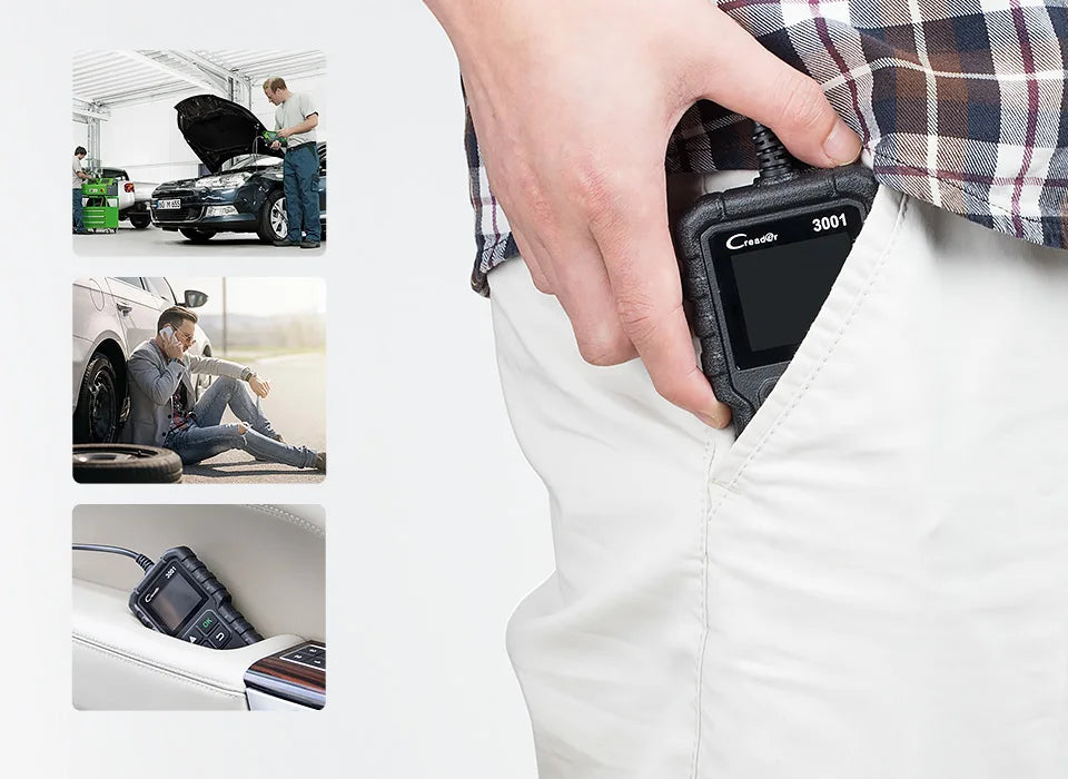 Launch X431 CR3001 Unterstützung Voll OBDII/EOBD Funktion Creader 3001 Diagnose Werkzeug Mehrsprachig Code Leser Scanner PK CR319 OM123