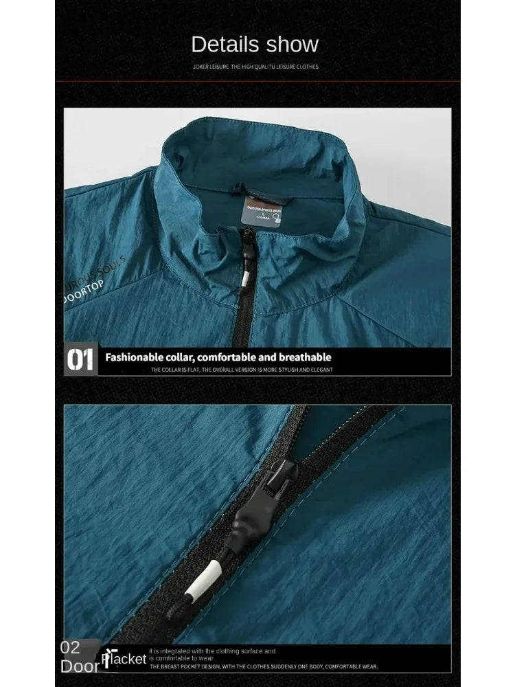 WindPro Light UV-Jacke - 2 Taschen, leicht, atmungsaktiv