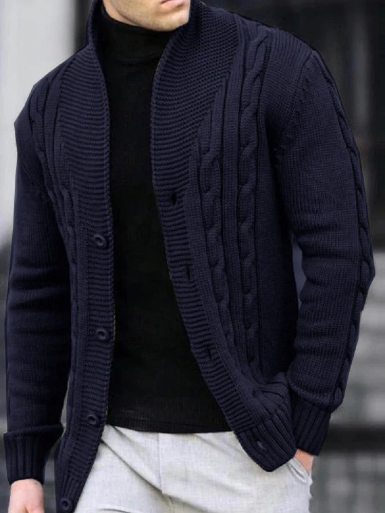 YIGUDARCN Cardigan V-Ausschnitt - Gr. M, Material Mischgewebe