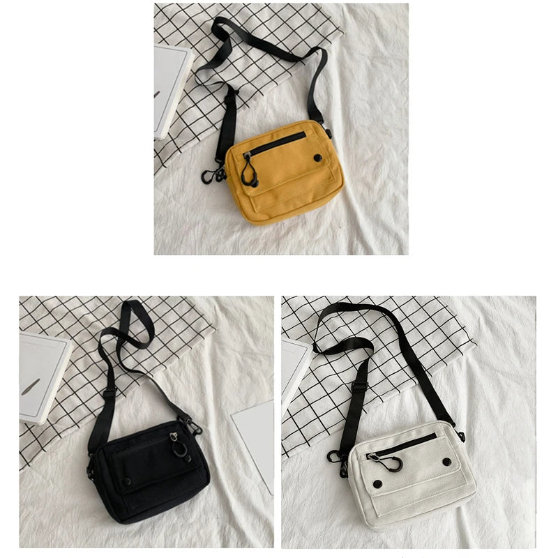 Crossbody Tasche Neue Canvas 2025 - Casual Vielseitig Schön Fashion Frauen - Eine Schulter Paket Große Kapazität Handy Münze Geldbörse