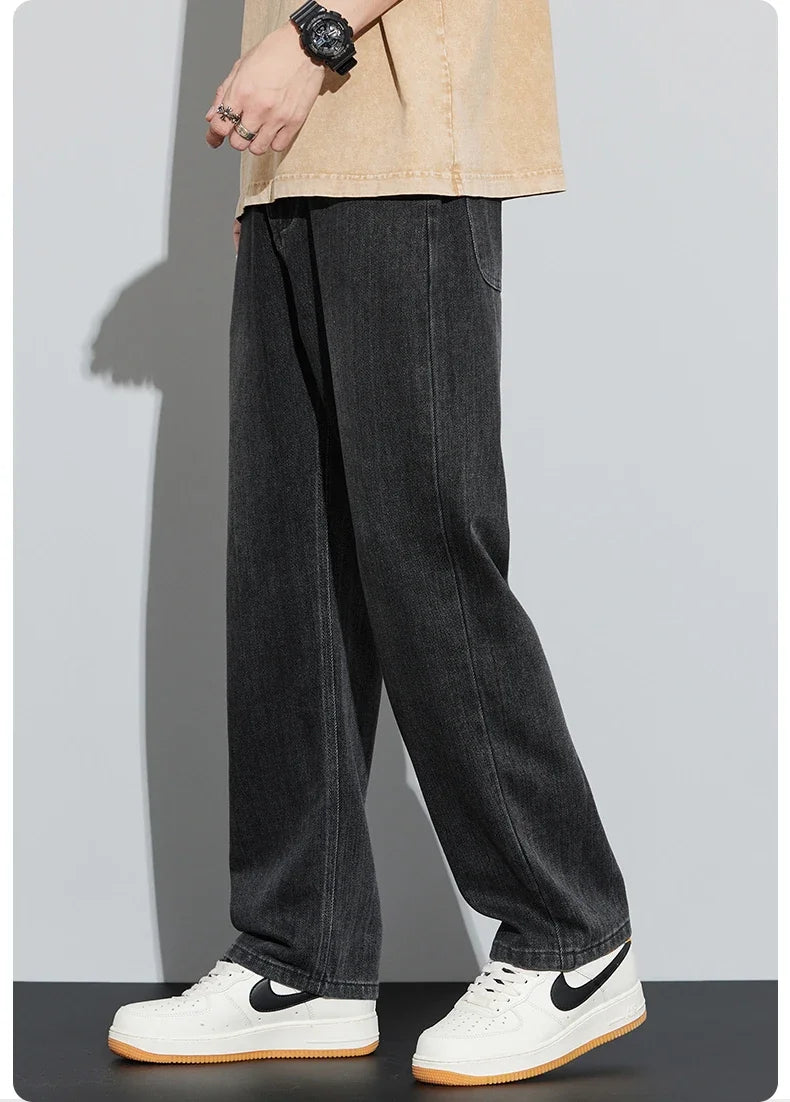 Guangdong Jeans Lockere Passform - 100% Baumwolle Weit