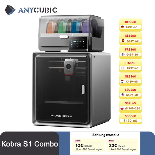 Anycubic Kobra S1 Combo Multicolor - 600mm s CoreXY