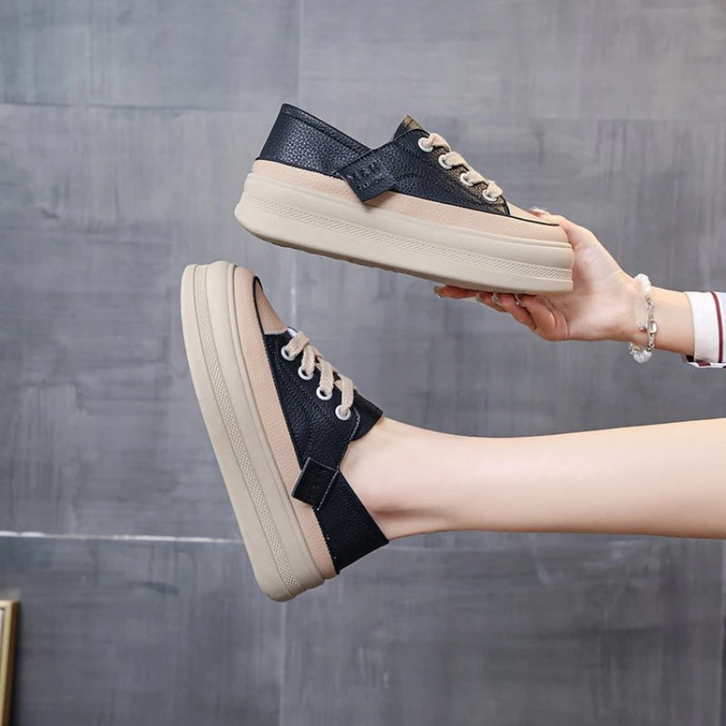 UXST JY100 Bequeme Plateausneaker - Größengetreu 1-3cm