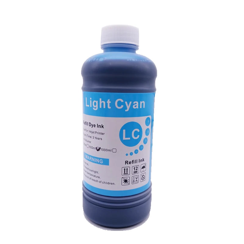 QUNSTEN Universal Dye Tinte - 500ml Für Epson Canon HP