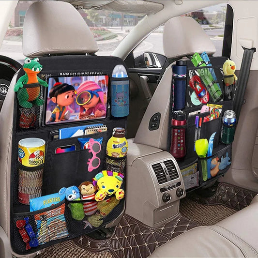 Reise-Organizer 2025: Car-Seat-Back Multi-Functional - Touch Screen Travel Collection