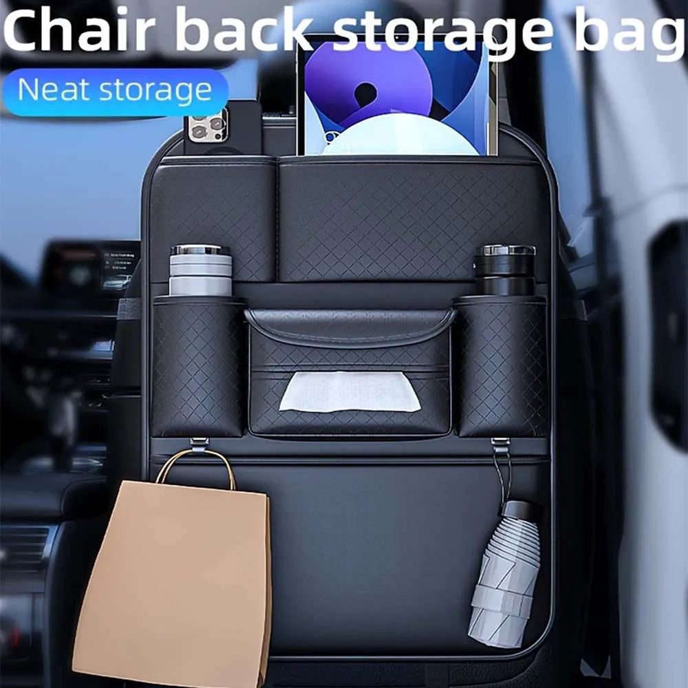 Multifunktionale Auto Sitzrücken Aufbewahrungstasche - Auto Rücksitz Multi-Tasche Große Kapazität - Aufbewahrung für Auto Zubehör und Gegenstände