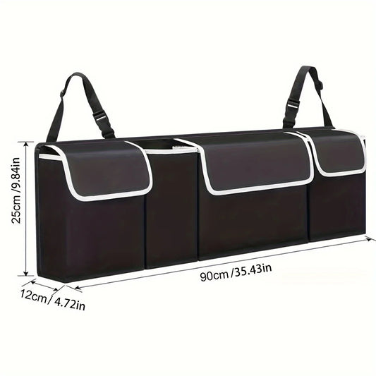 Black car seat suspension storage bag Car seat back Oxford cloth hanging bag back storage bag Storage bag one pack