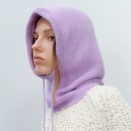 Furina Balaclava Kaninchenpelz Warm - Strick, Einheitsgröße