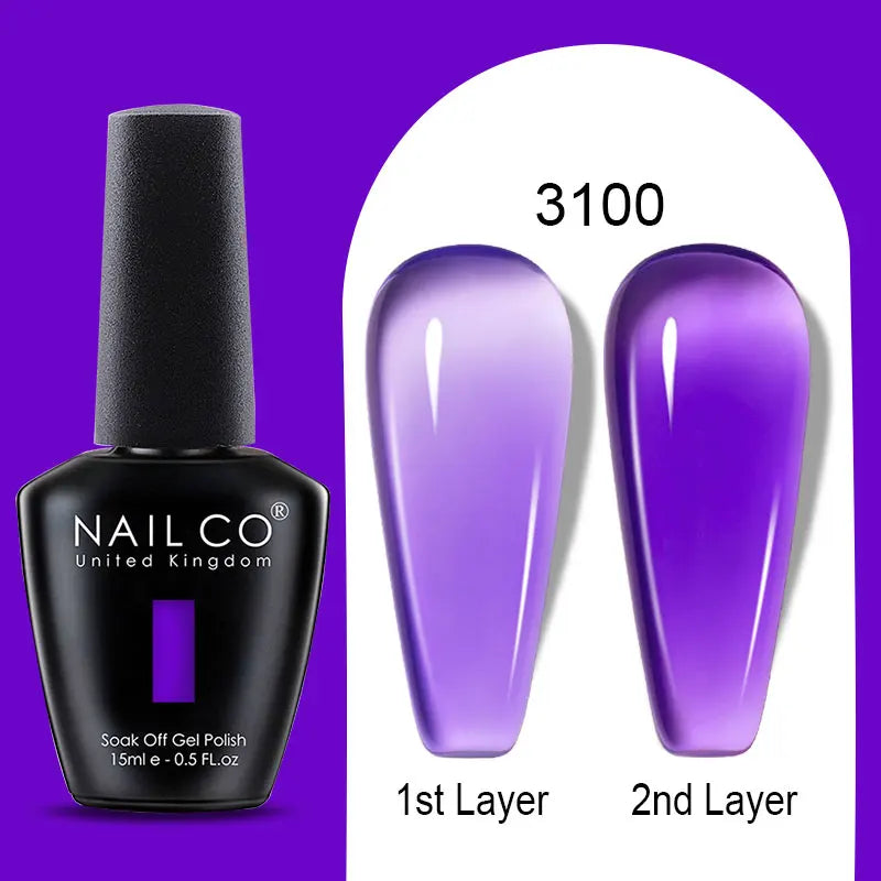 NailCO Gel Nail Polish Nail Art Translucent Vernis Semi Permanent UV LED Lamp Gel Manicure for Gel Polish Nail Glue Productos