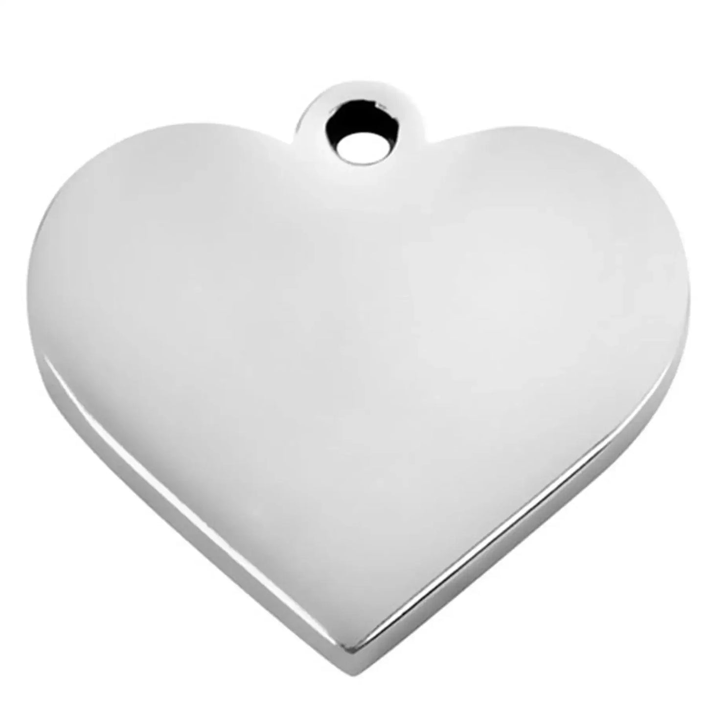 20Stk Gravur Logo Name Edelstahl: 15mm Herz Anhänger DIY Halskette Armband - Schmuck Herstellung Zubehör Trendy Style Dropshipping Großhandel - Golden Bridge Store