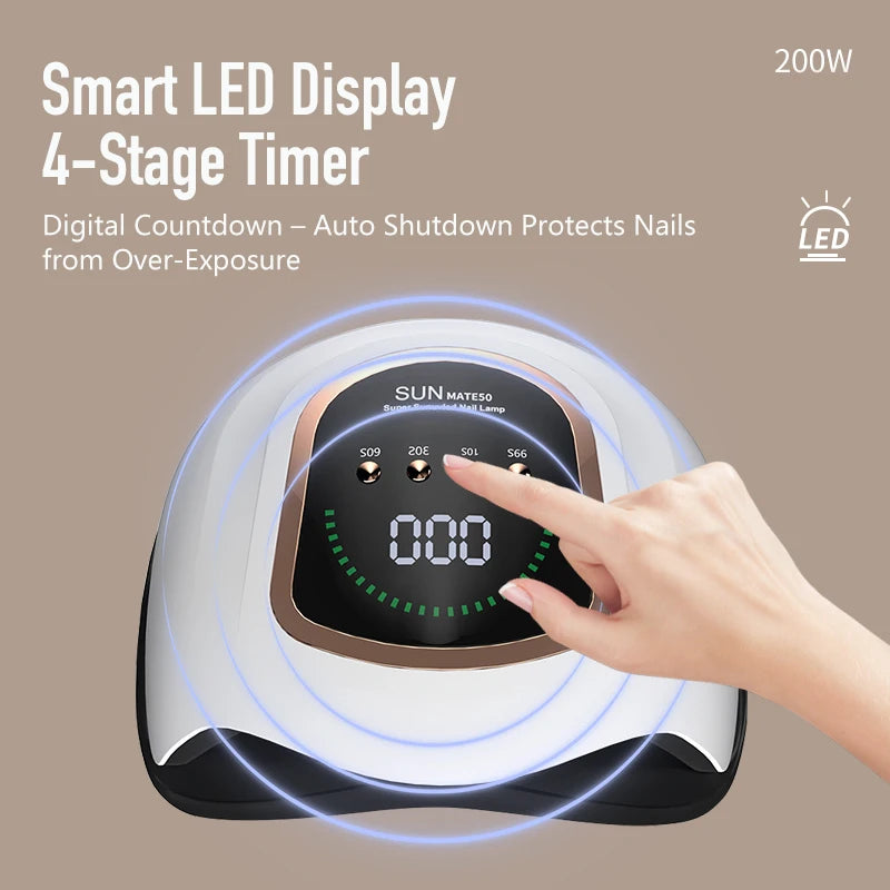 Professional Nail Dryer UV LED Lamp for Manicure Nails Gel Polish Dryer Light Nail Art Accessories Curing Gel Toe Nails Drying