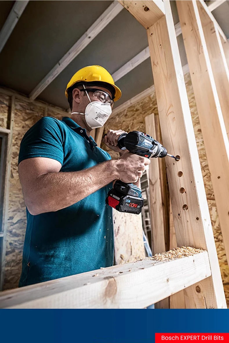 Bosch Impact Electric Drill Screwdriver Drill Bits Wood Drilling Self-tapping Thread  Alloy Steel 1/4 " HEX Shank Drill Bits