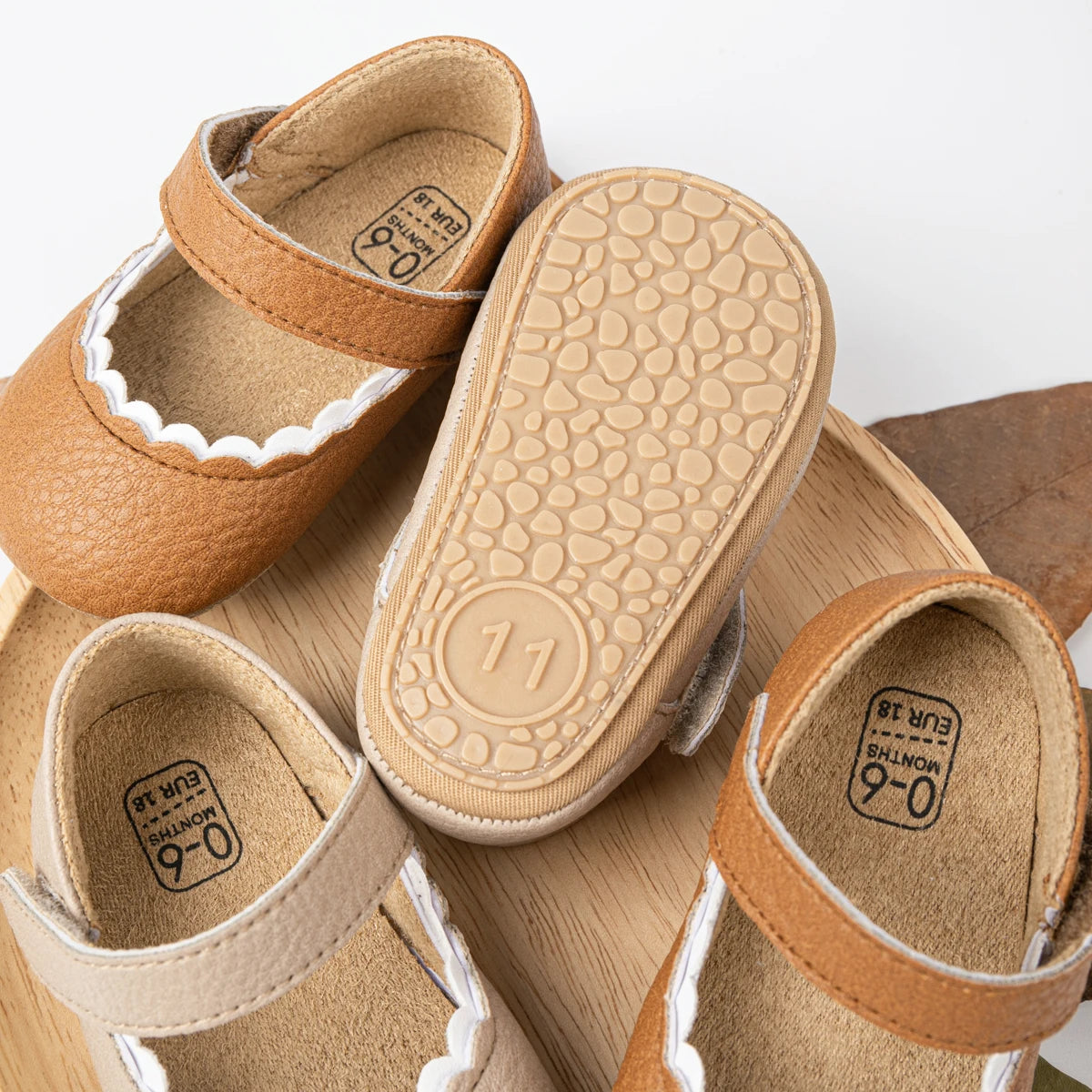 Frühling Herbst Baby Mädchen Prinzessin Schuhe 2025 - Rutschfeste Gummisohle Erste Laufschuhe - Komfortable Kleinkind Ballett Pantoletten