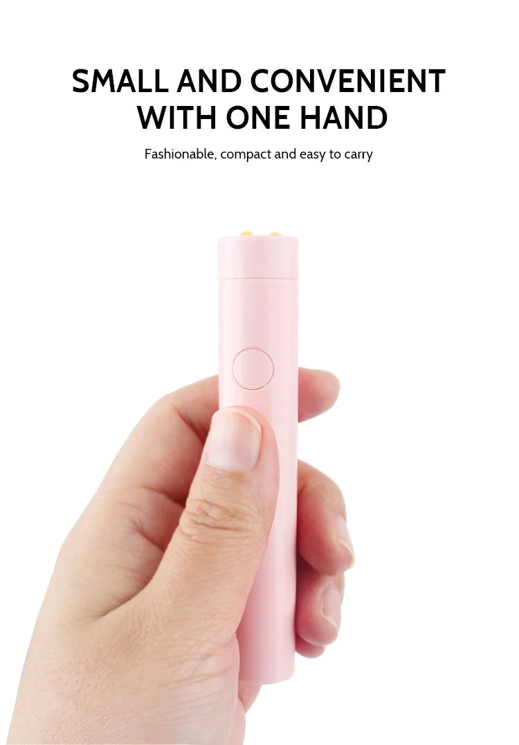 UV Light for Gel Nails, Denabuty Mini U V LED Nail Lamp Handheld with Stand, Portable Nail Dryer Rechargeable USB Cordless