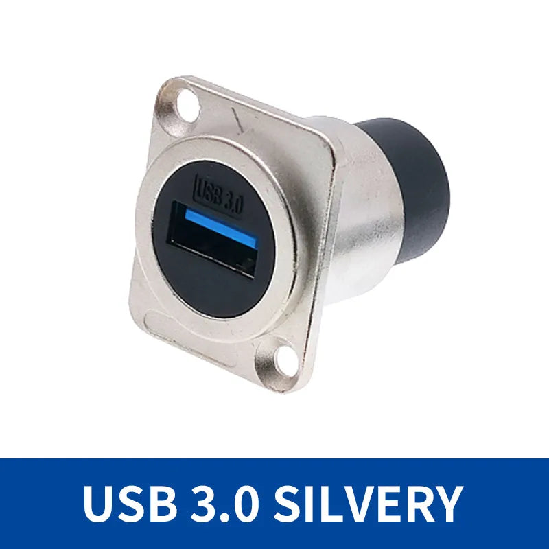 D Type Metal USB Socket