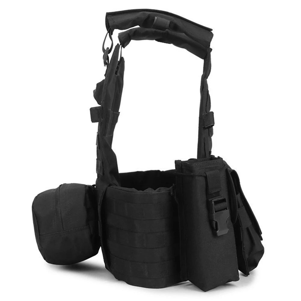 Vestă tactică din nailon, armură corporală, transportator de vânătoare, accesorii Airsoft, CS Combat, MOLLE Camo, vestă militară a armatei pentru vânătoare în aer liber