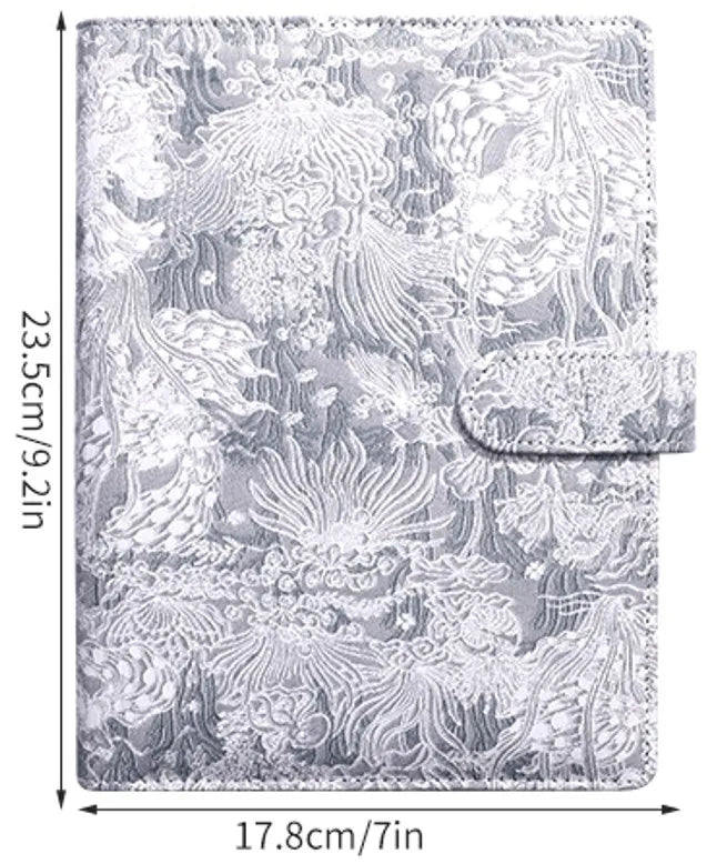 Notizbuch-Hülle A5 2025 - Vintage PU Leder DIY Binder Agenda Planner Schule