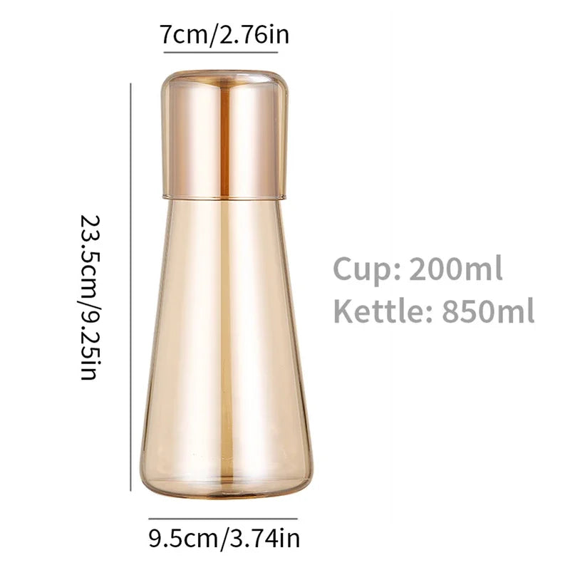 CareLine Teekanne Transparent - 750/850ml Glas Becher