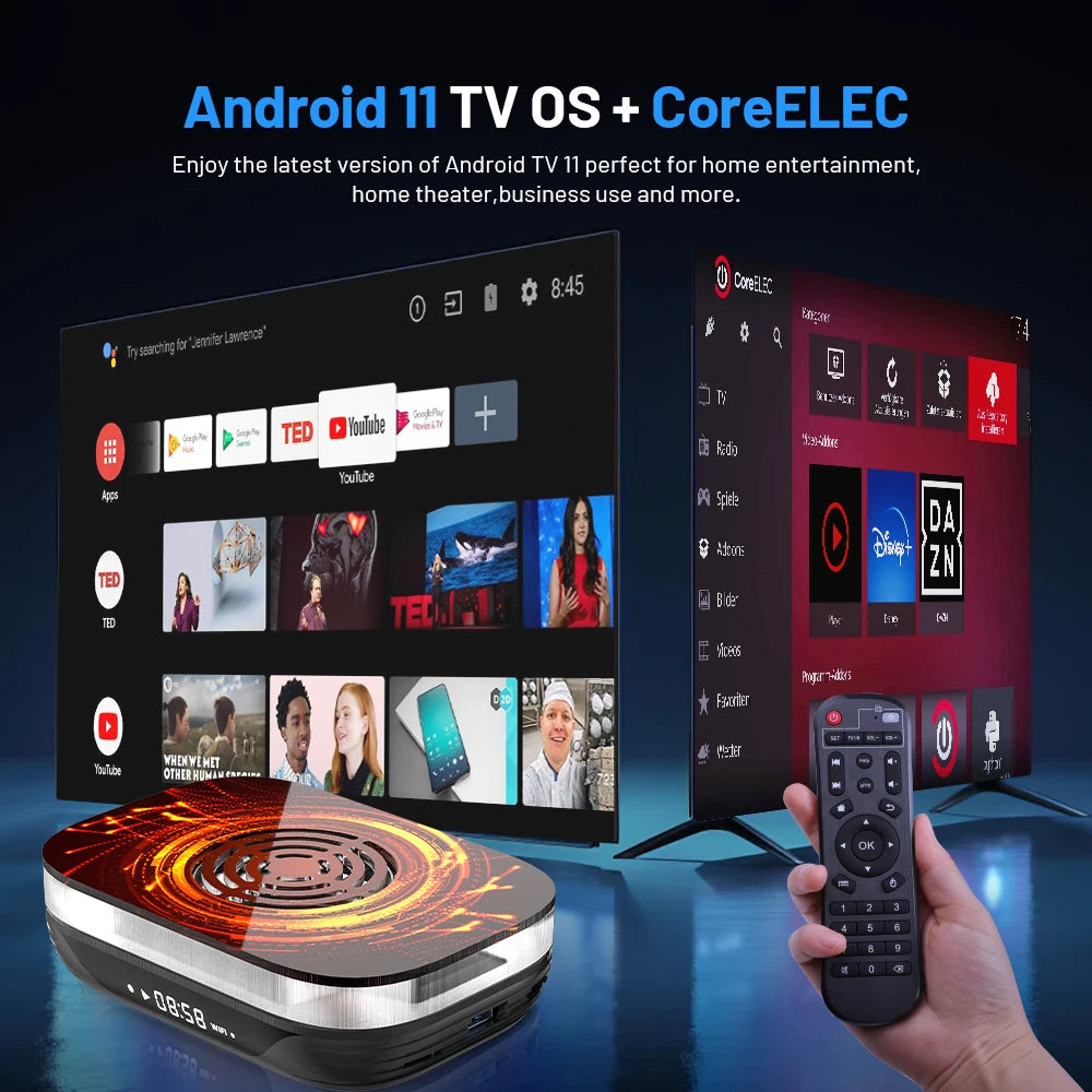 KINHANK X4 Plus Retro-Konsole - 90k+ Spiele, S905X4