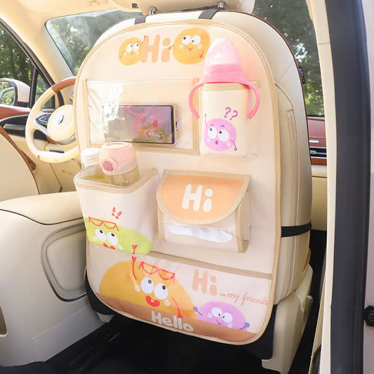 Car Seat Back Storage Bag Hanging Bag Multifunctional Storage Box Car Seat Back Storage Bag Car Interior Decoration Supplies
