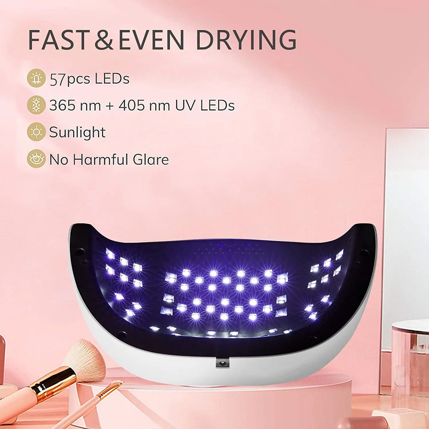 Large Size LED UV Lamp For Nails 150W Uv Light Gel Polish Nail Drying Lamp Nail Dryer Equipment Manicure Accessories Sun X8 Max