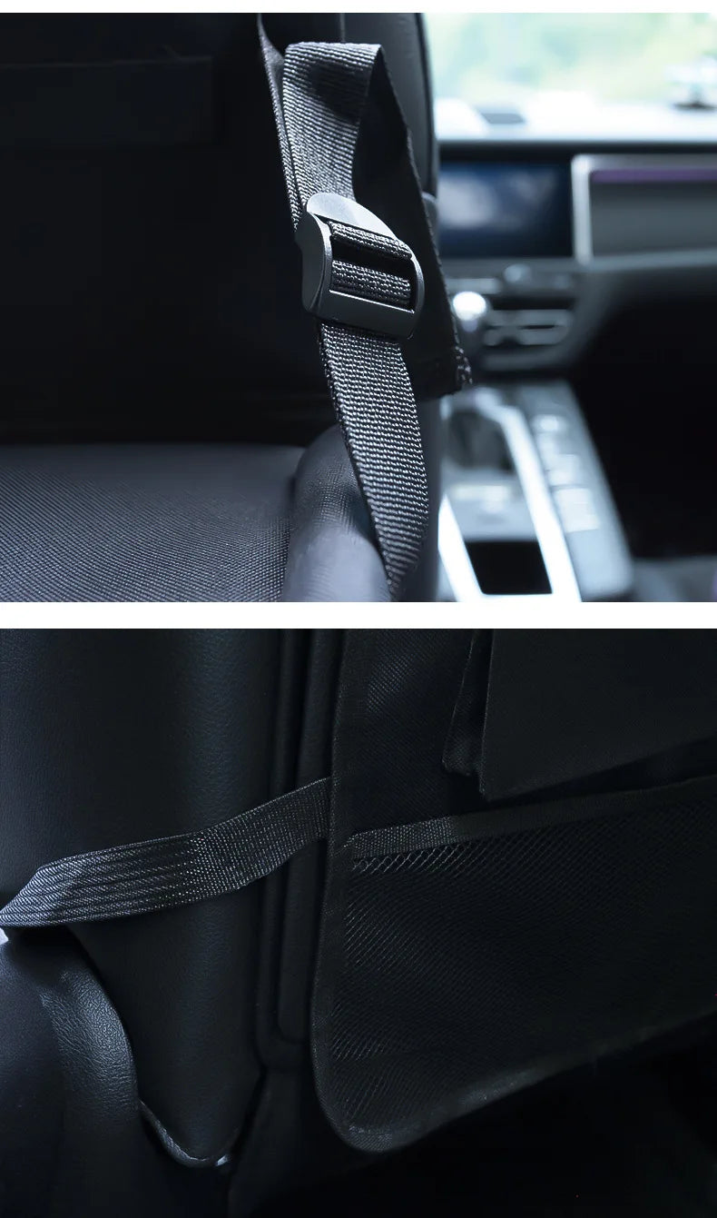 Geantă de depozitare pentru scaunul din spate al mașinii, capacitate mare, organizator cu mai multe buzunare, pliabil, pentru masă, tavă pentru tabletă, geantă agățată