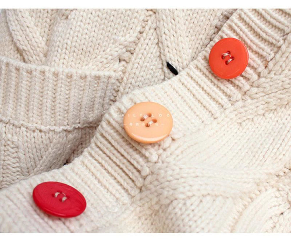 WonMiracle V-Neck Strickjacke Cardigan - Polyester Größe L