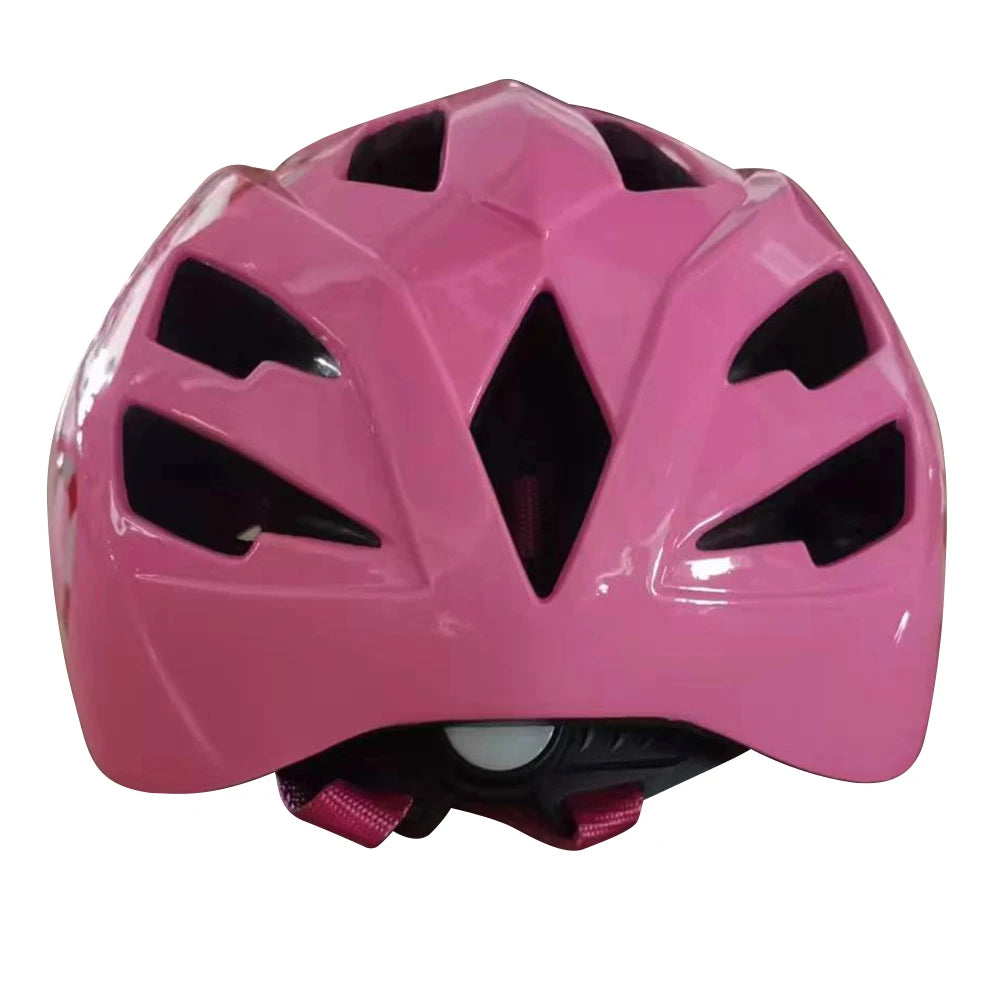 Kids Cycling Helmet Adjustable Bicycle Helmet with Taillights Lightweight Scooter Balance Bike Helmet Children Riding Equipment