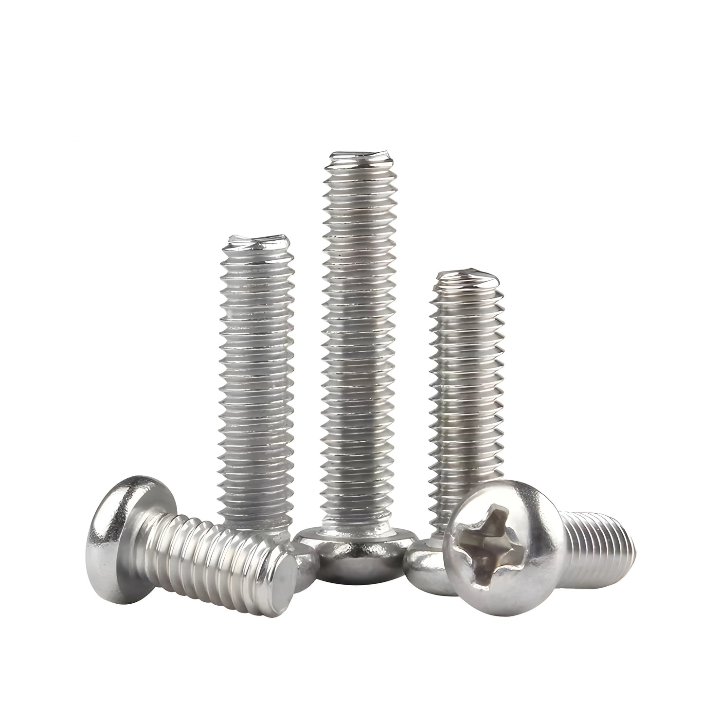 DIY Supplies Schrauben Rundkopf - Edelstahl M2-M8 3-100mm
