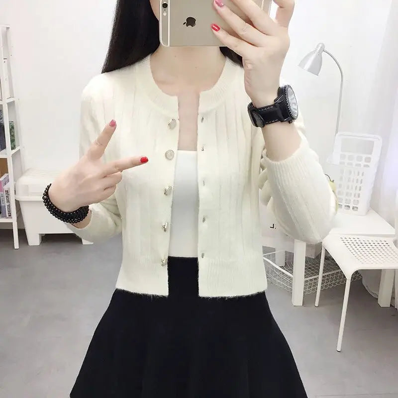 Cardigan CN Fujian Light Short - Mărime Short, Guler Rotund