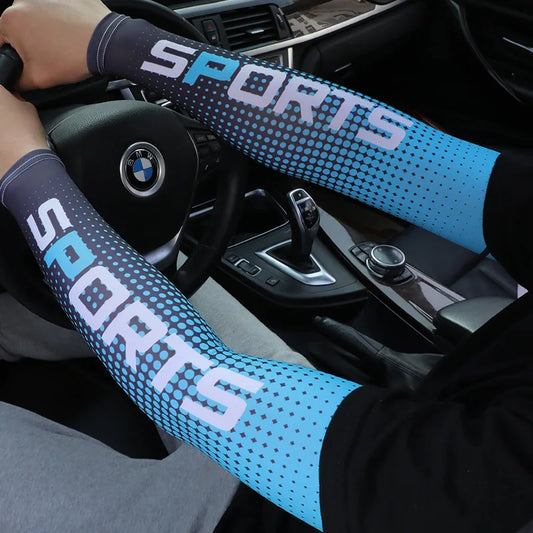 Arm-Ärmel 2025: HKXY GLOVES Sport Ice Arm Sleeves Men Cycling UV Solar - Breathable Summer Sun Protection Anti-Sunburn Long Sleeve Collection