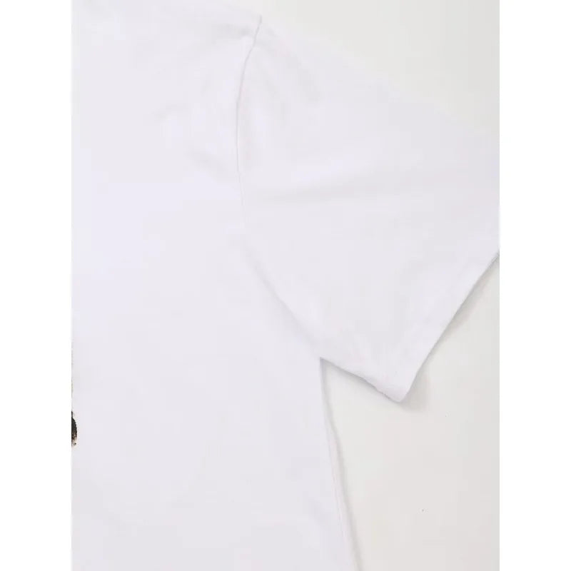 Print T-Shirts Woman Summer 2024 Short Sleeve Top Y2k Basics Letter Tops O-Neck Women Tops Women's Graphic T-shirt